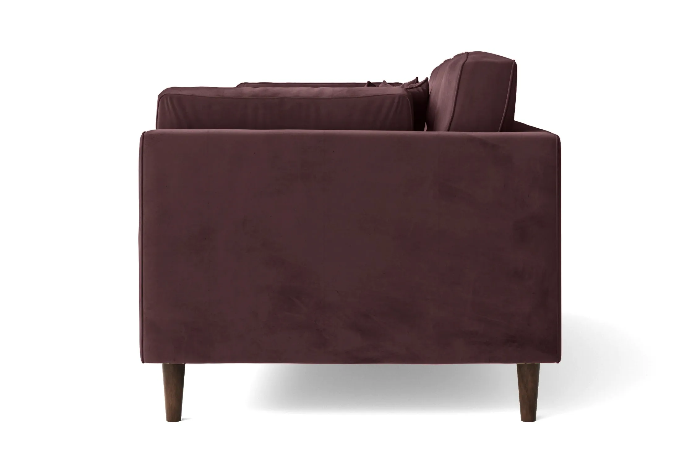 Ragusa 4 Seater Sofa Grape Velvet