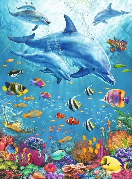 Ravensburger Pod of Dolphins 100pc