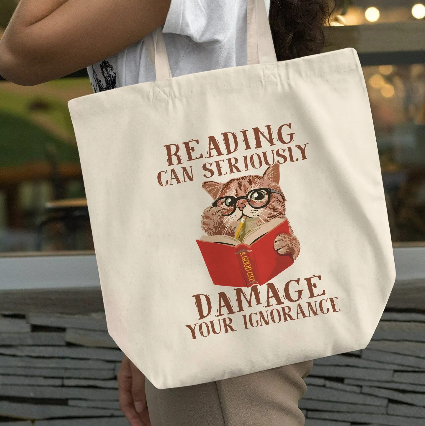 Reading Can Seriously Damage Your Ignorance Book Lovers Gift TBW83