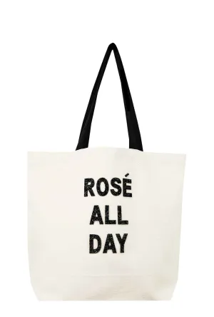 Rosé All Day Crystal Tote