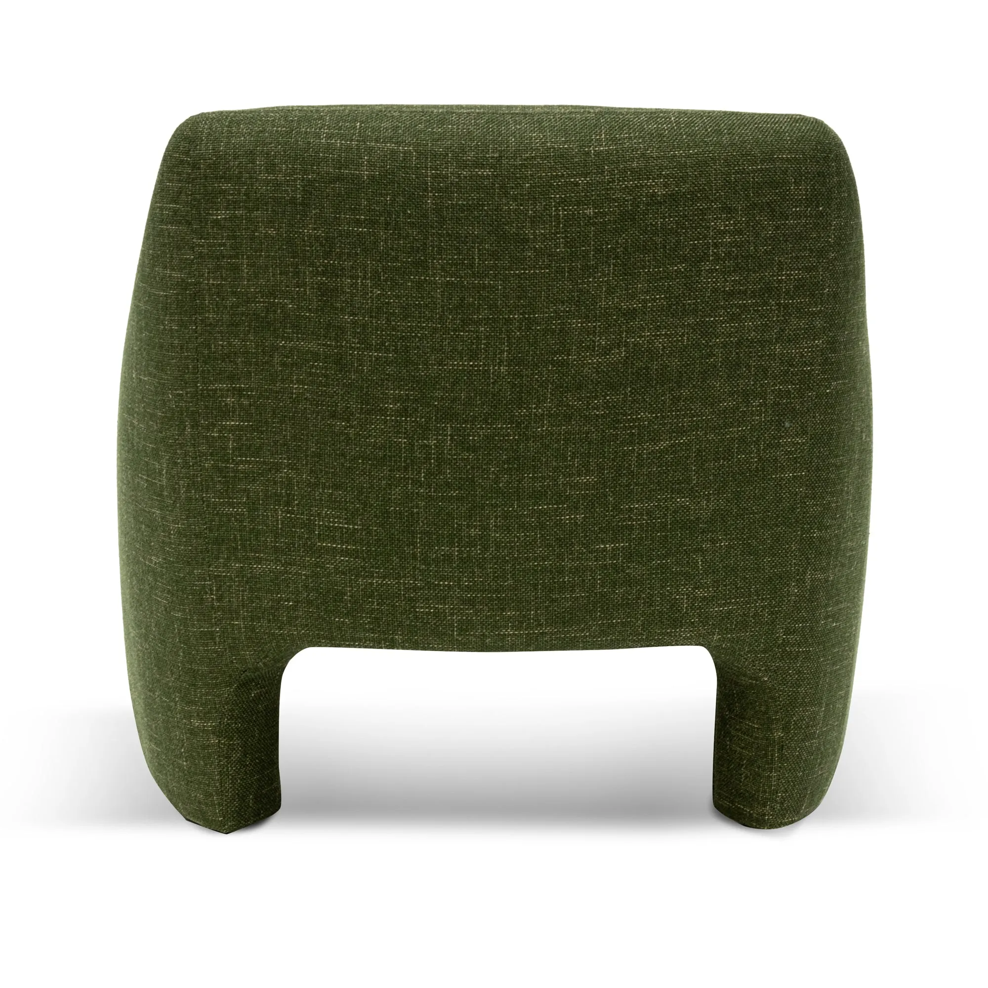 Rubin Fabric Armchair - Khaki Green