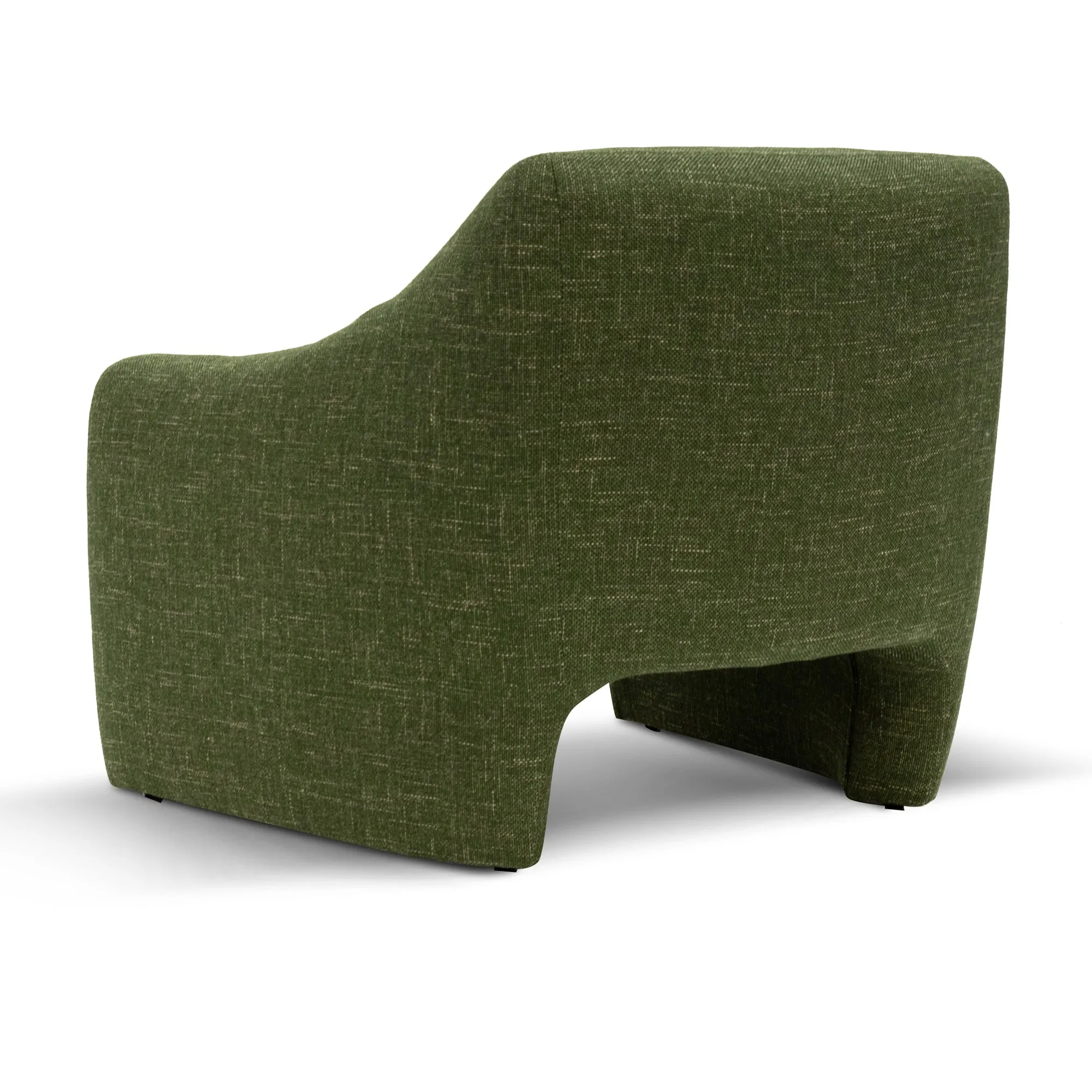 Rubin Fabric Armchair - Khaki Green