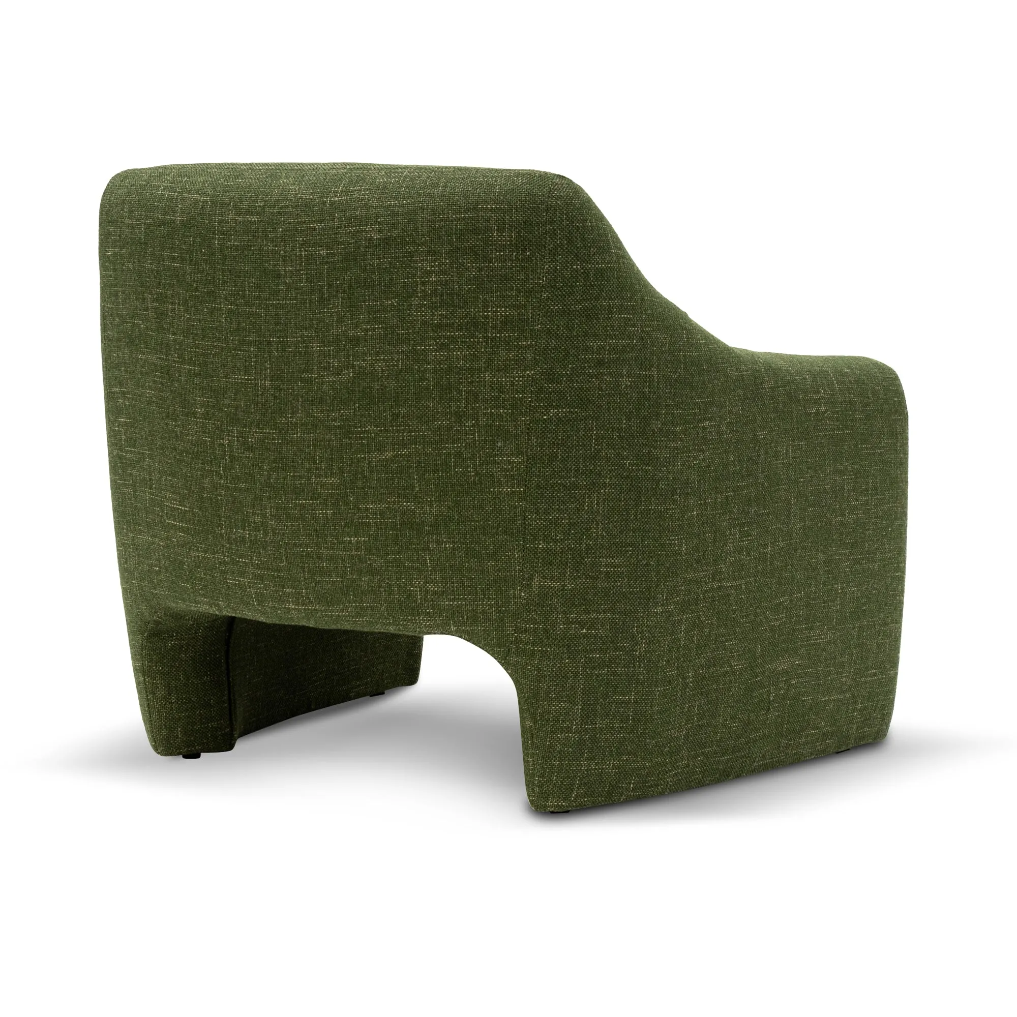 Rubin Fabric Armchair - Khaki Green