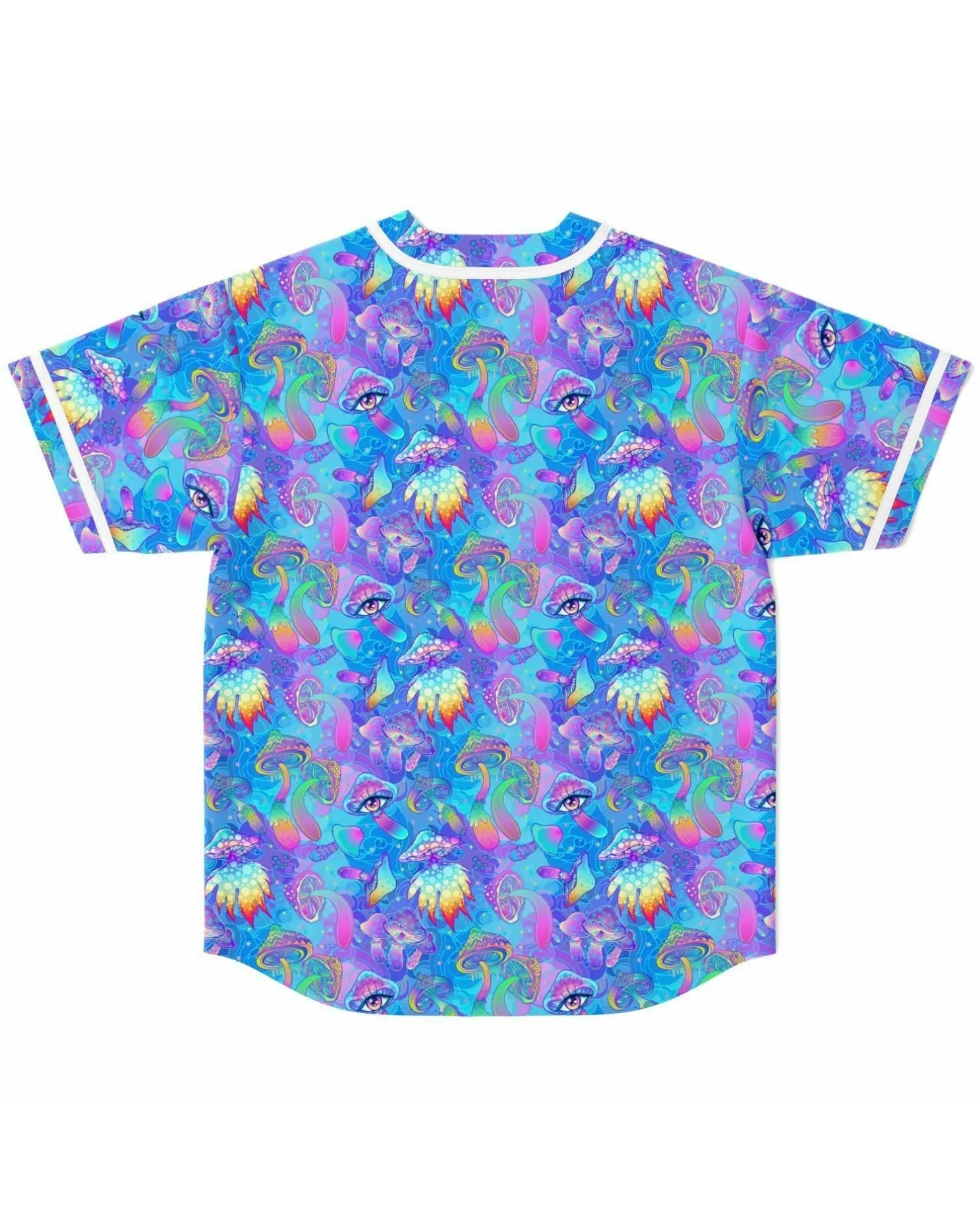 Shroomin Blue Baseball Jersey