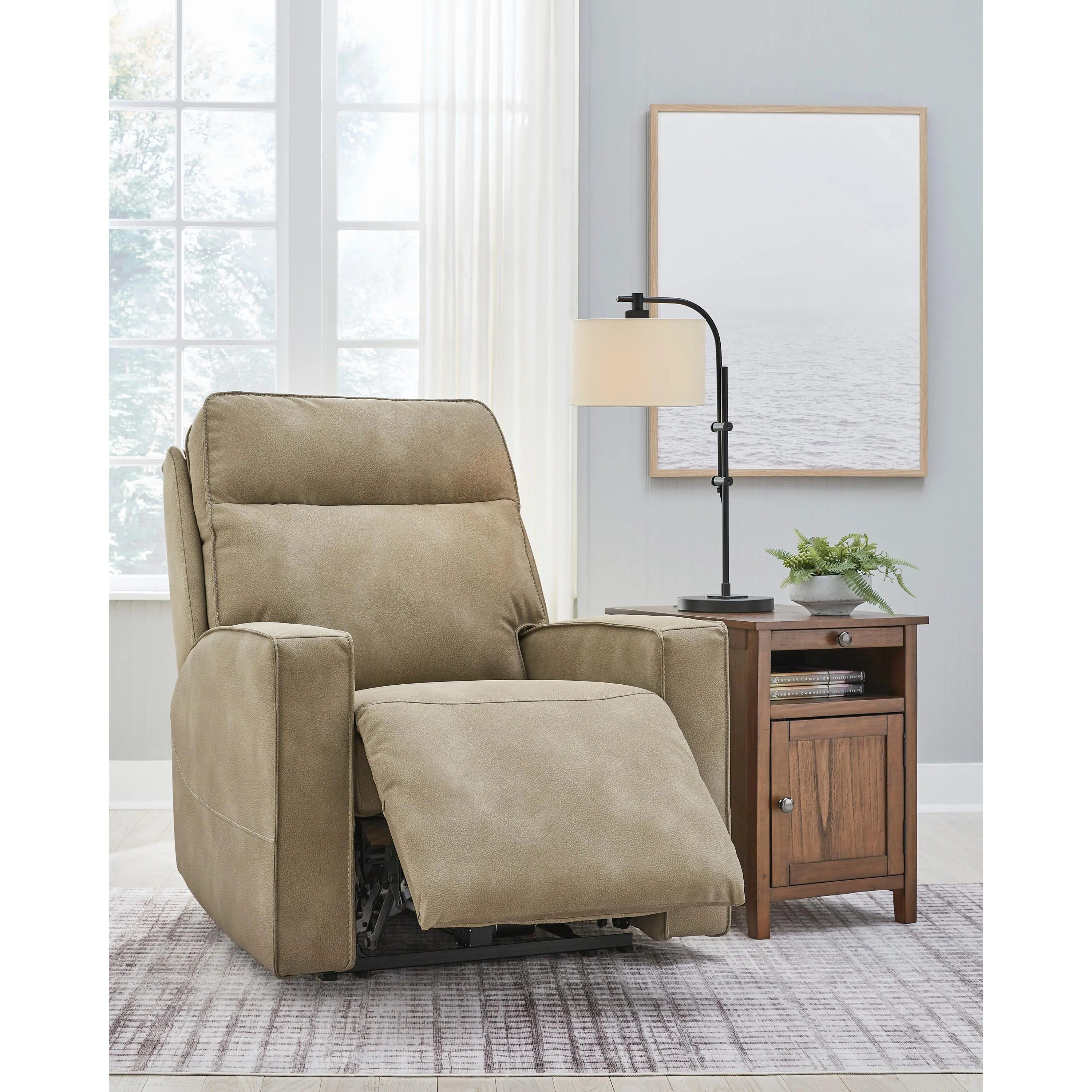 Signature Design by Ashley Next-Gen Durapella Power Leather Look Recliner 4510306C