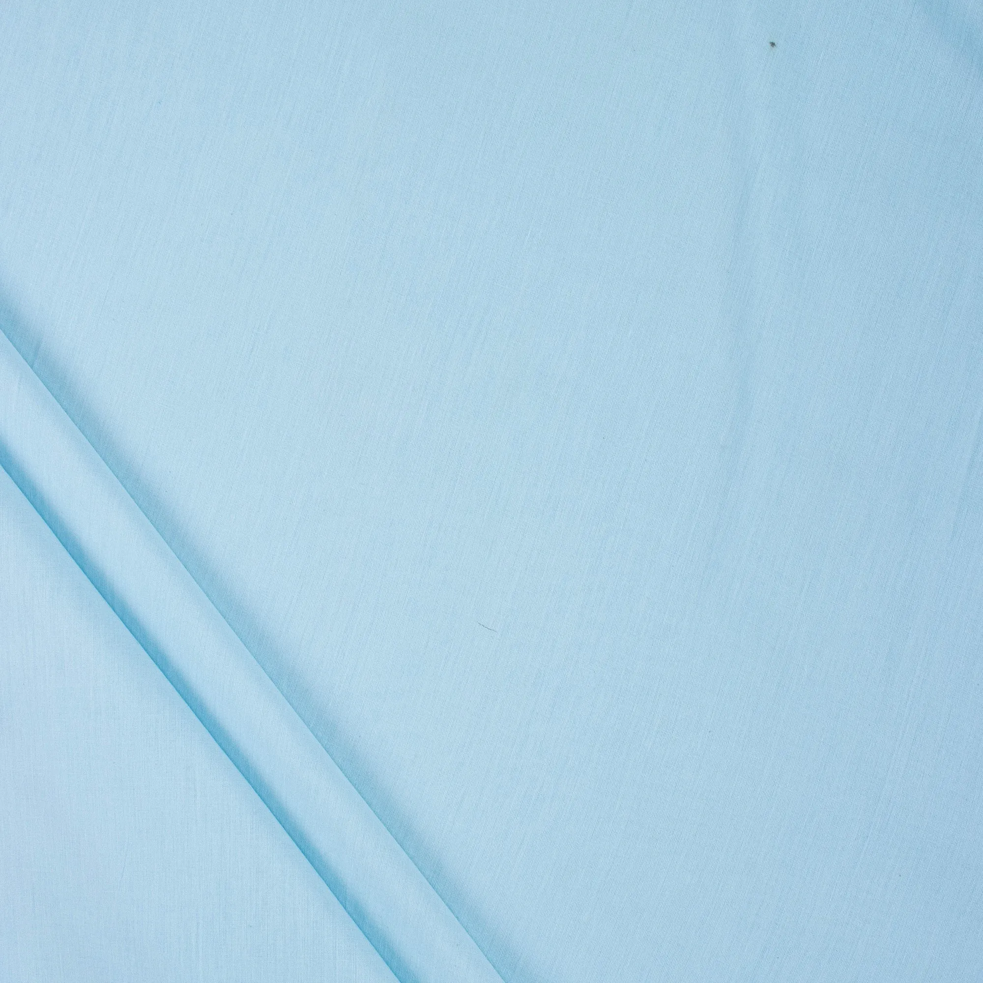 Sky Blue Solid 100% Dyed Plain Cloth Fabric