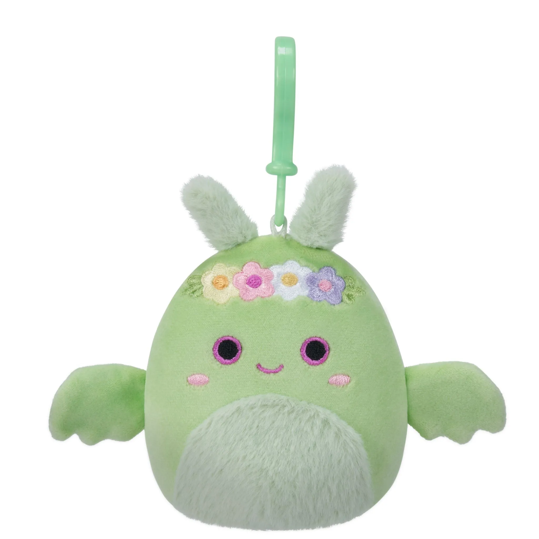 Squishmallows 3.5 Inch Plush Clip-On Tove The Mint Green Mothman