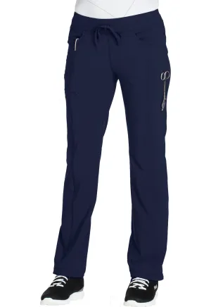 SVH - Lab Techs & Phlebs - 1123A Navy Ladies Low Rise Straight Leg Drawstring Pant