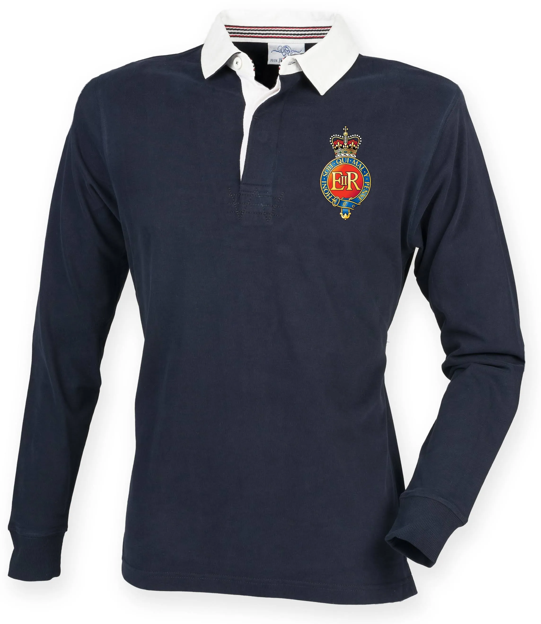 The Household Cavalry Premium Superfit Embroidered Rugby Shirt