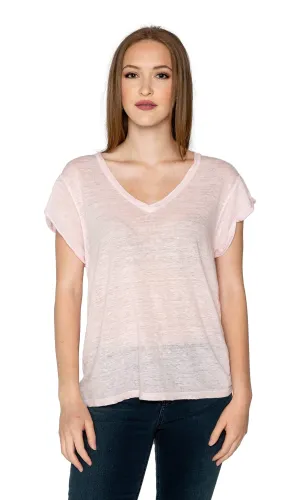 Velvet by Graham & Spencer Romana Linen Knit Top