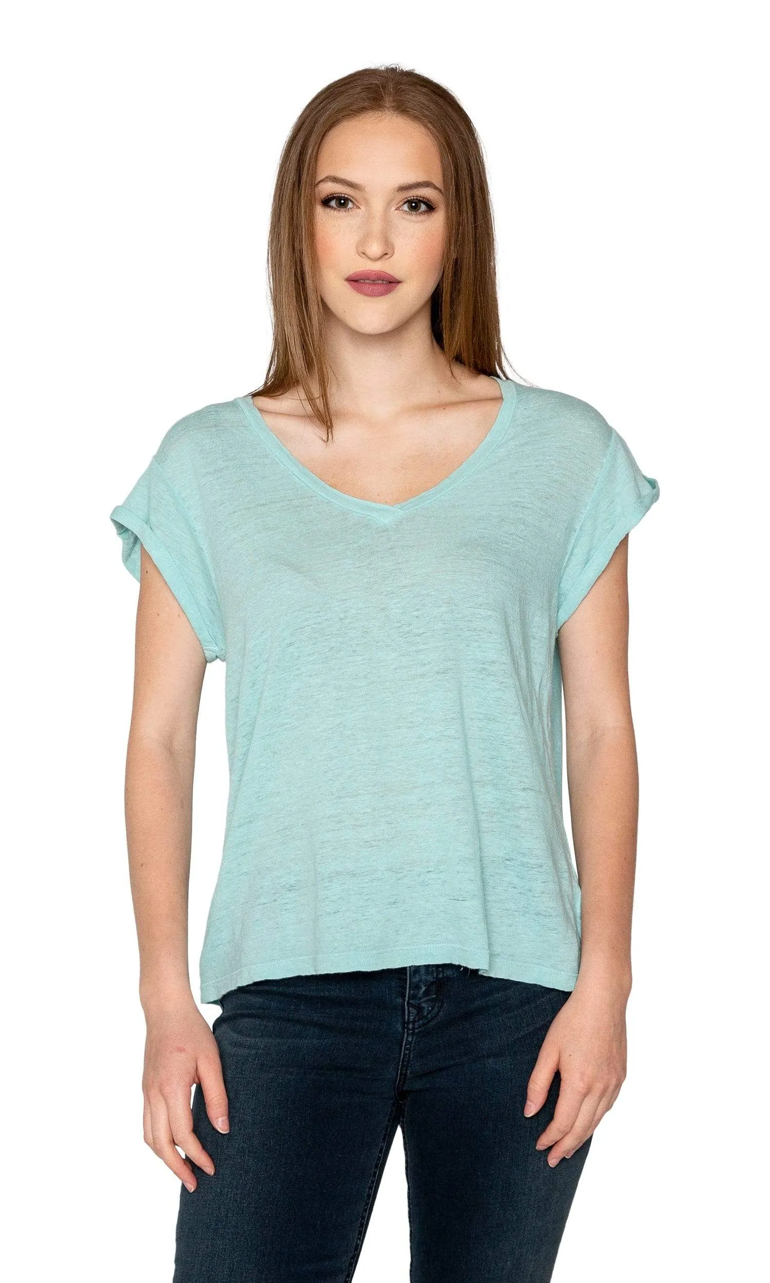 Velvet by Graham & Spencer Romana Linen Knit Top