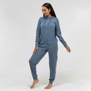 Women's Blue Jersey Onesie