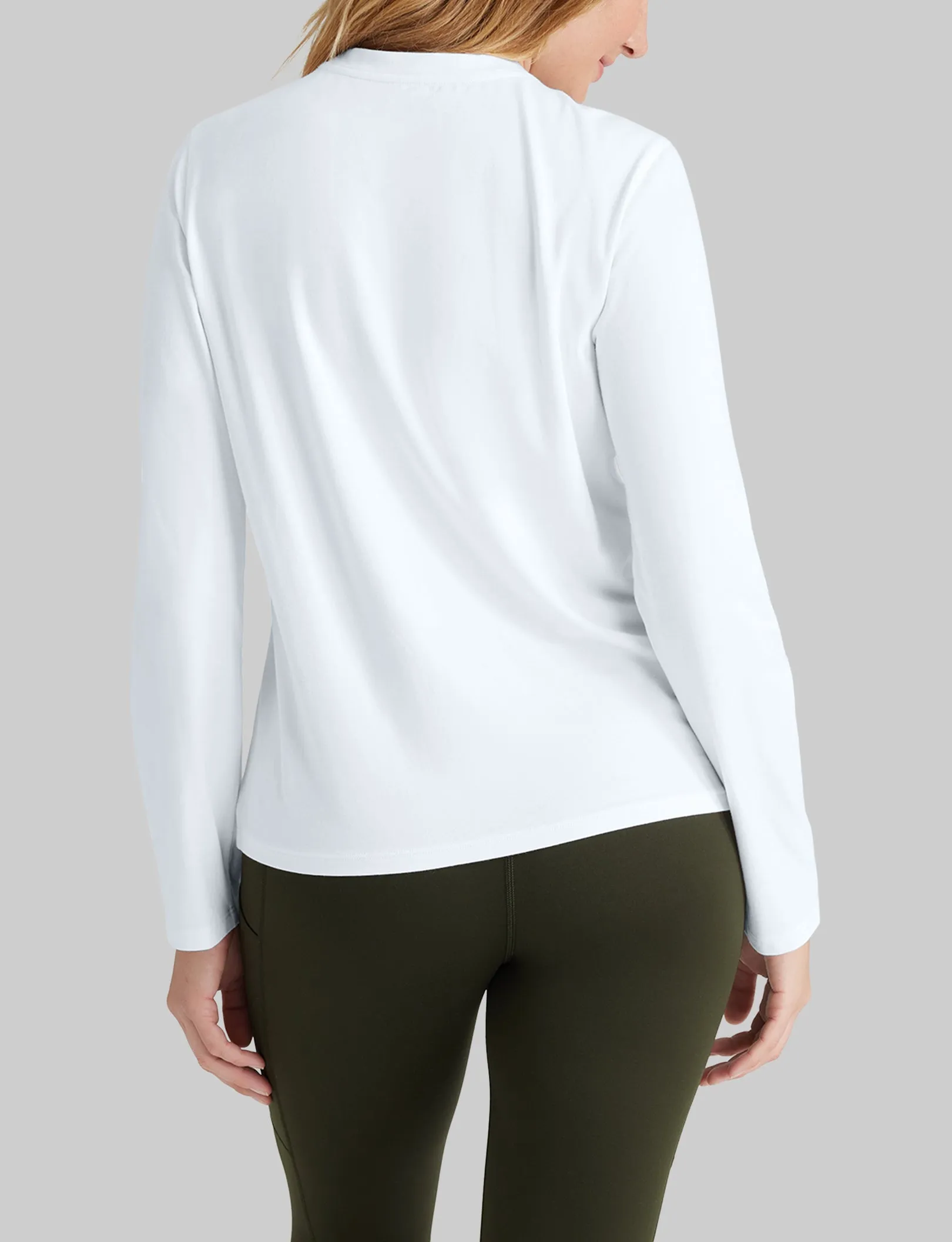 Women's Second Skin Long Sleeve Crew Neck Tee